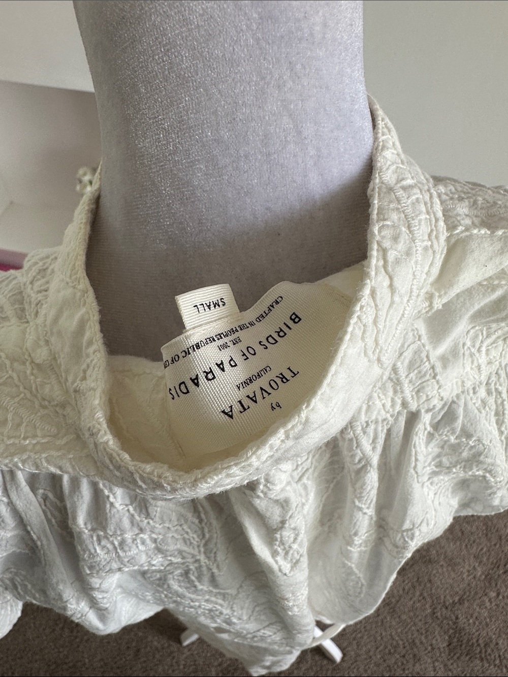 Trovata Embroidered Midi Dress with Tie Waist - Picture 7 of 9